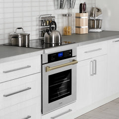 ZLINE 30" Autograph Edition Single Wall Oven with Self Clean and True Convection in Fingerprint Resistant Stainless Steel (AWSSZ-30)