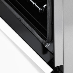 ZLINE Autograph Edition 36" 4.6 cu. ft. Dual Fuel Range with Gas Stove and Electric Oven in DuraSnow® Stainless Steel with White Matte Door and Accents - RASZ-WM-36
