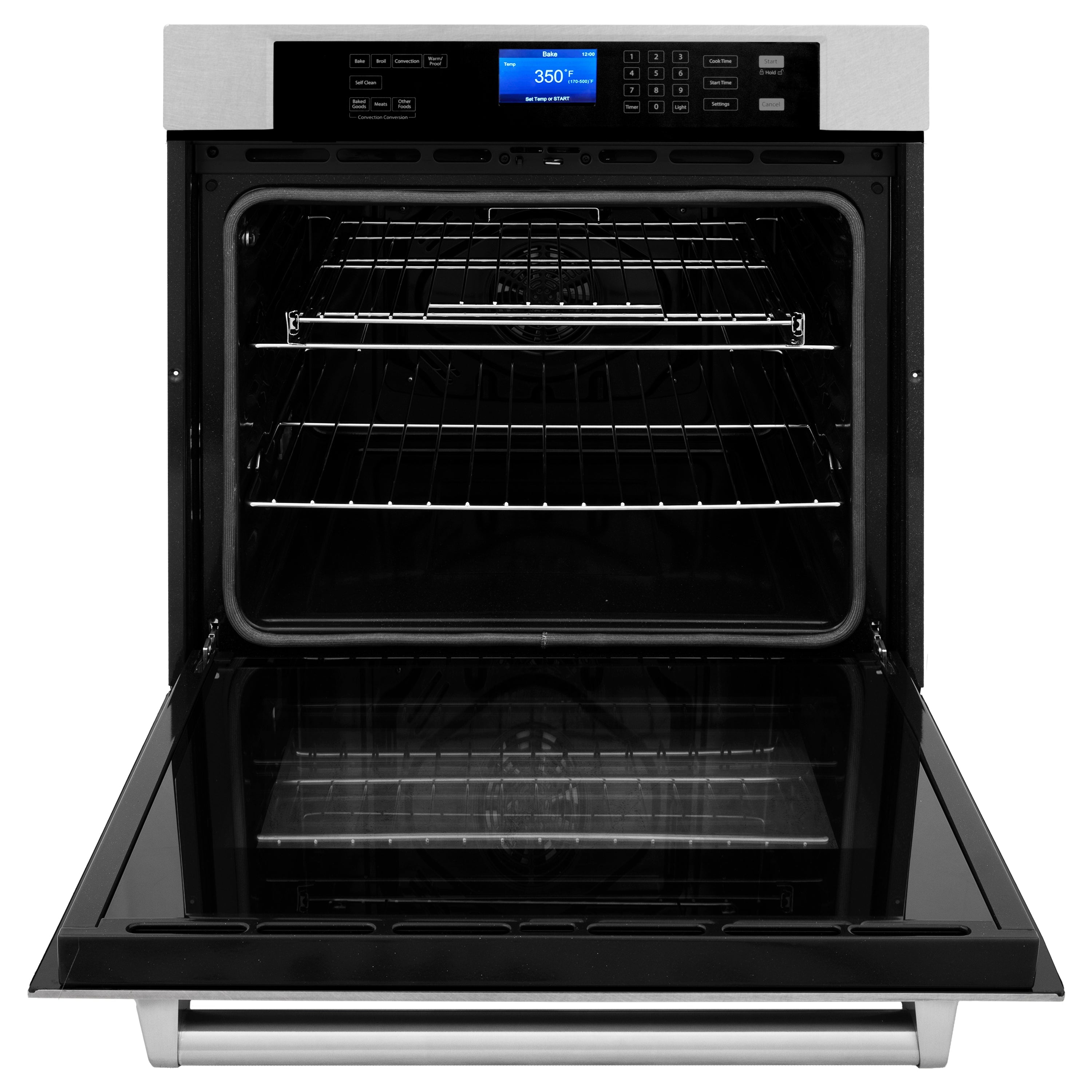 ZLINE 30" Professional Single Wall Oven with Self Clean and True Convection in Fingerprint Resistant Stainless Steel (AWS-30)