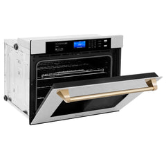 ZLINE 30" Autograph Edition Single Wall Oven with Self Clean and True Convection in Fingerprint Resistant Stainless Steel (AWSSZ-30)