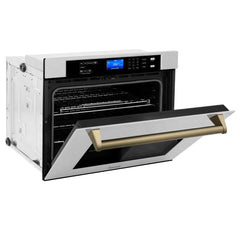 ZLINE 30" Autograph Edition Single Wall Oven with Self Clean and True Convection in Fingerprint Resistant Stainless Steel (AWSSZ-30)