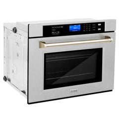 ZLINE 30" Autograph Edition Single Wall Oven with Self Clean and True Convection in Fingerprint Resistant Stainless Steel (AWSSZ-30)