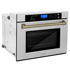 ZLINE 30" Autograph Edition Single Wall Oven with Self Clean and True Convection in Fingerprint Resistant Stainless Steel (AWSSZ-30)