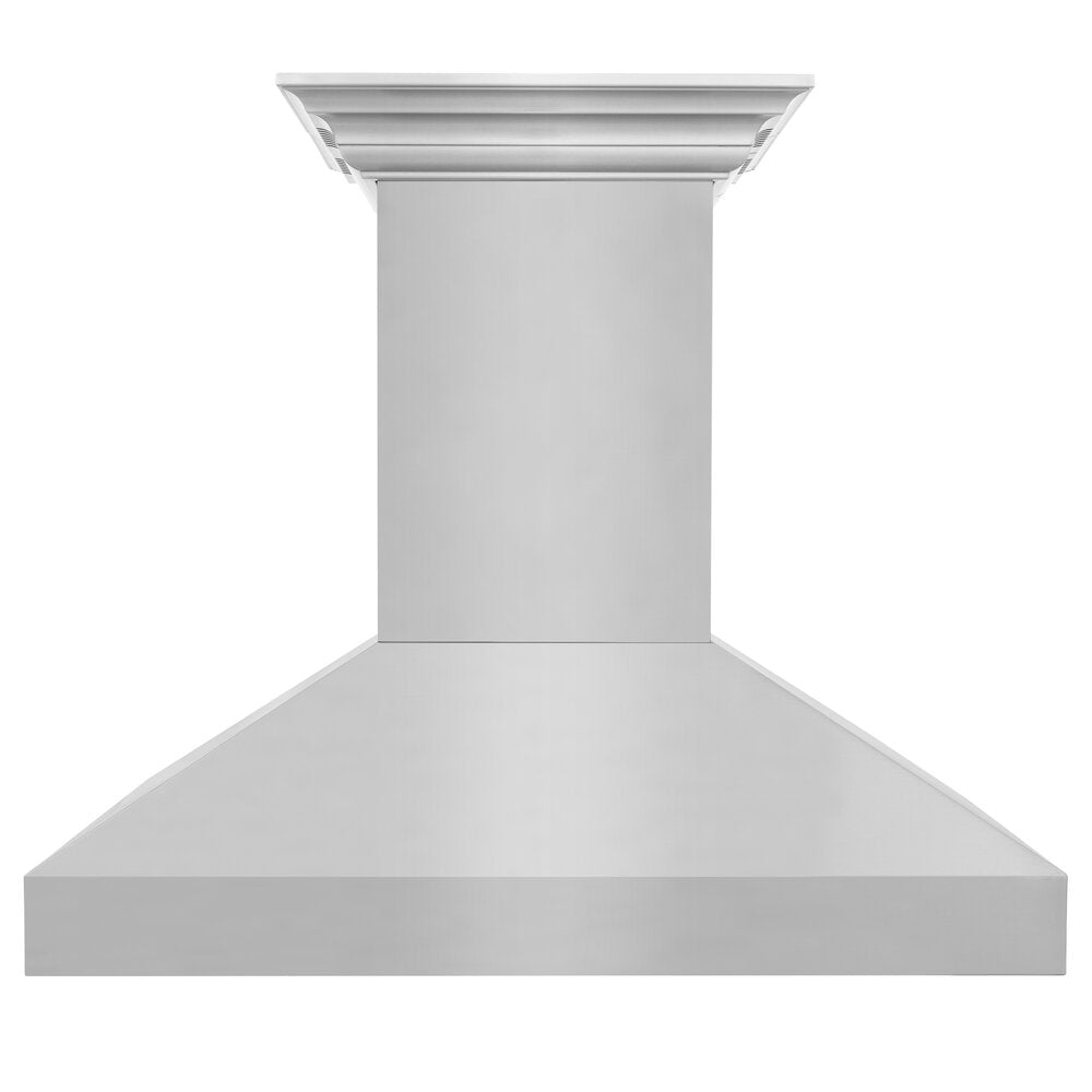 ZLINE Professional Wall Mount Range Hood in Stainless Steel with Built-in CrownSound Bluetooth Speakers - 597iCRN-BT