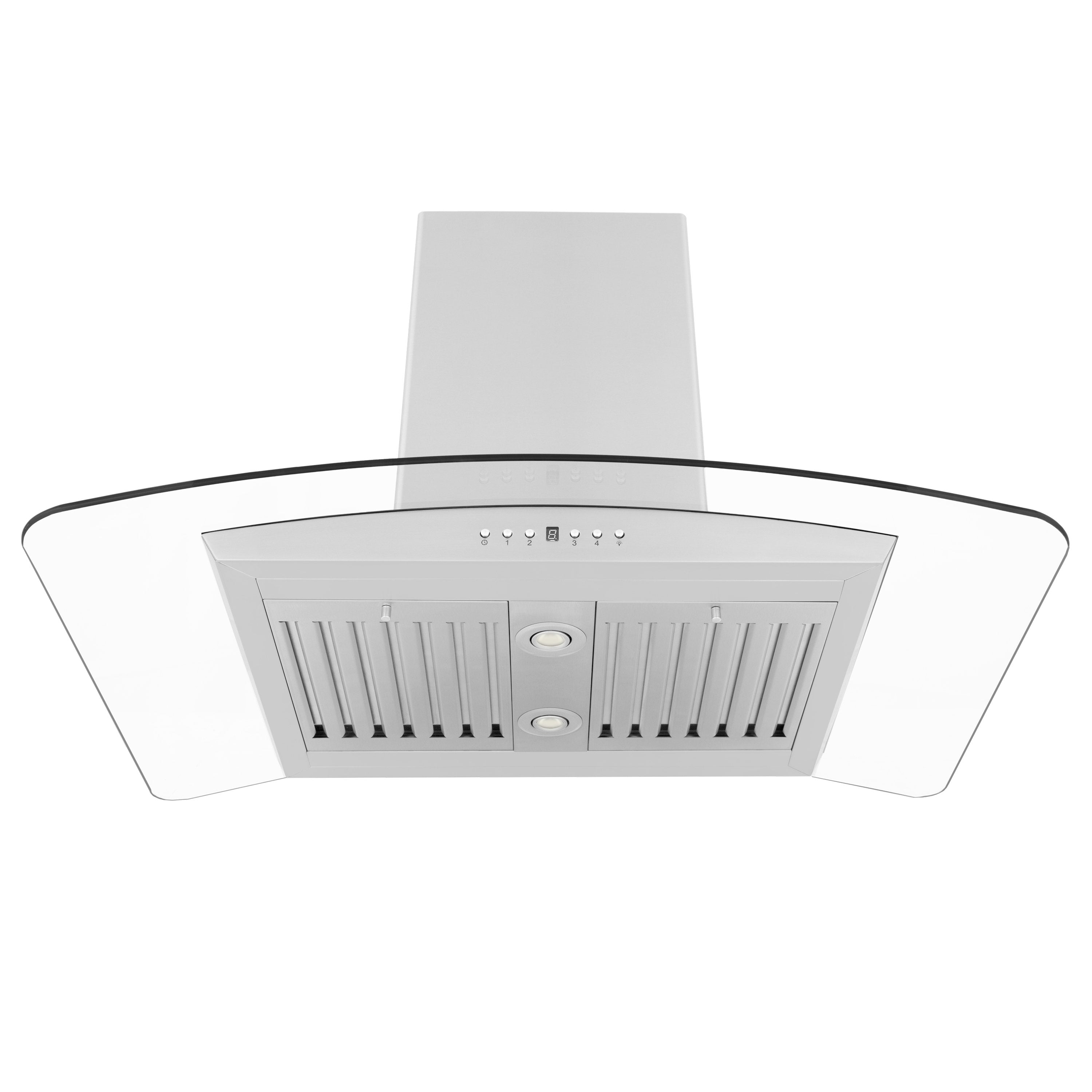 ZLINE Gl5i Island Mount Range Hood in Stainless Steel & Glass 30 inch