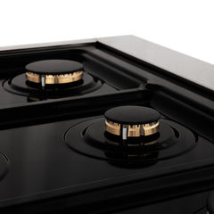 ZLINE Autograph Edition 30" 4.0 cu. ft. Dual Fuel Range with Gas Stove and Electric Oven in DuraSnow® Stainless Steel with White Matte Door and Accents - RASZ-WM-30