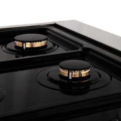 ZLINE Autograph Edition 36" 4.6 cu. ft. Dual Fuel Range with Gas Stove and Electric Oven in Stainless Steel with White Matte Door and Accents - RAZ-WM-36