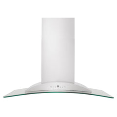 ZLINE Convertible Vent Wall Mount Range Hood in Stainless Steel & Glass - KN