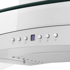 ZLINE Convertible Vent Wall Mount Range Hood in Stainless Steel & Glass - KN4