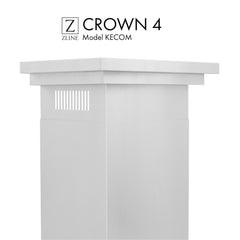 ZLINE Crown Molding #4 For Wall Range Hood - CM4-KECOM