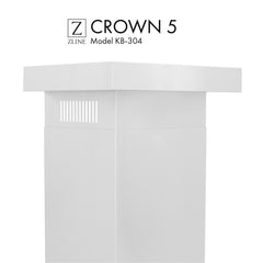 ZLINE Crown Molding Profile 5 for Wall Mount Range Hood - CM5-KB-304