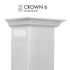 ZLINE Crown Molding Profile 6 for Wall Mount Range Hood - CM6-KB-304