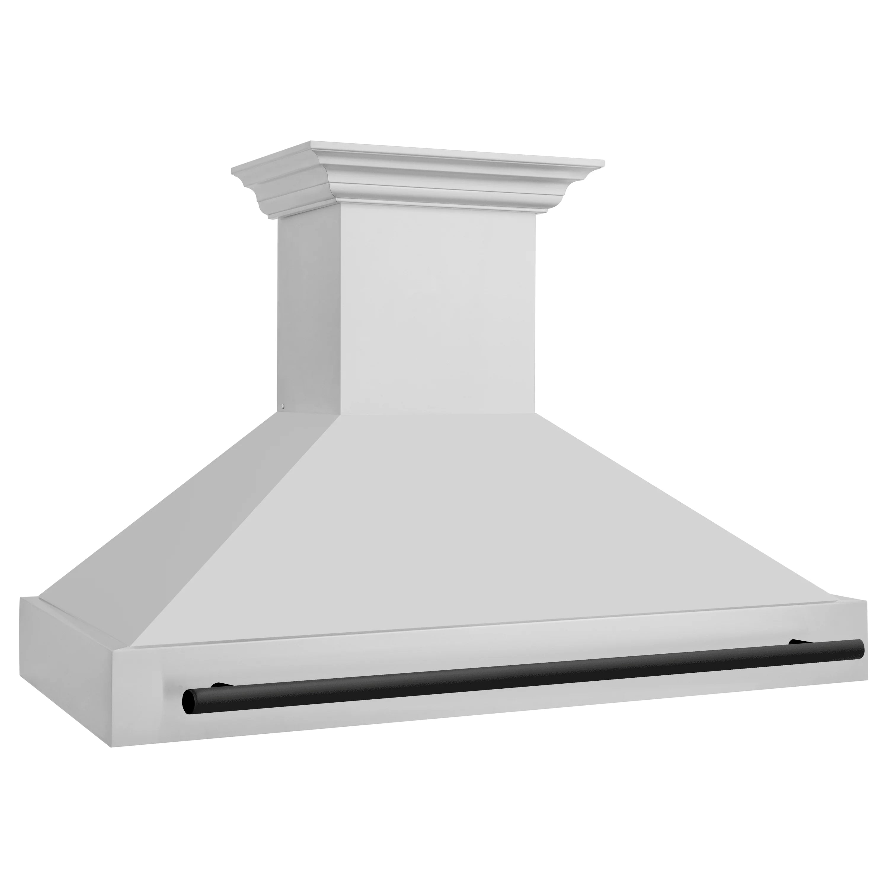 ZLINE 48" Autograph Edition Stainless Steel Range Hood with Stainless Steel Shell and Handle - 8654STZ-48
