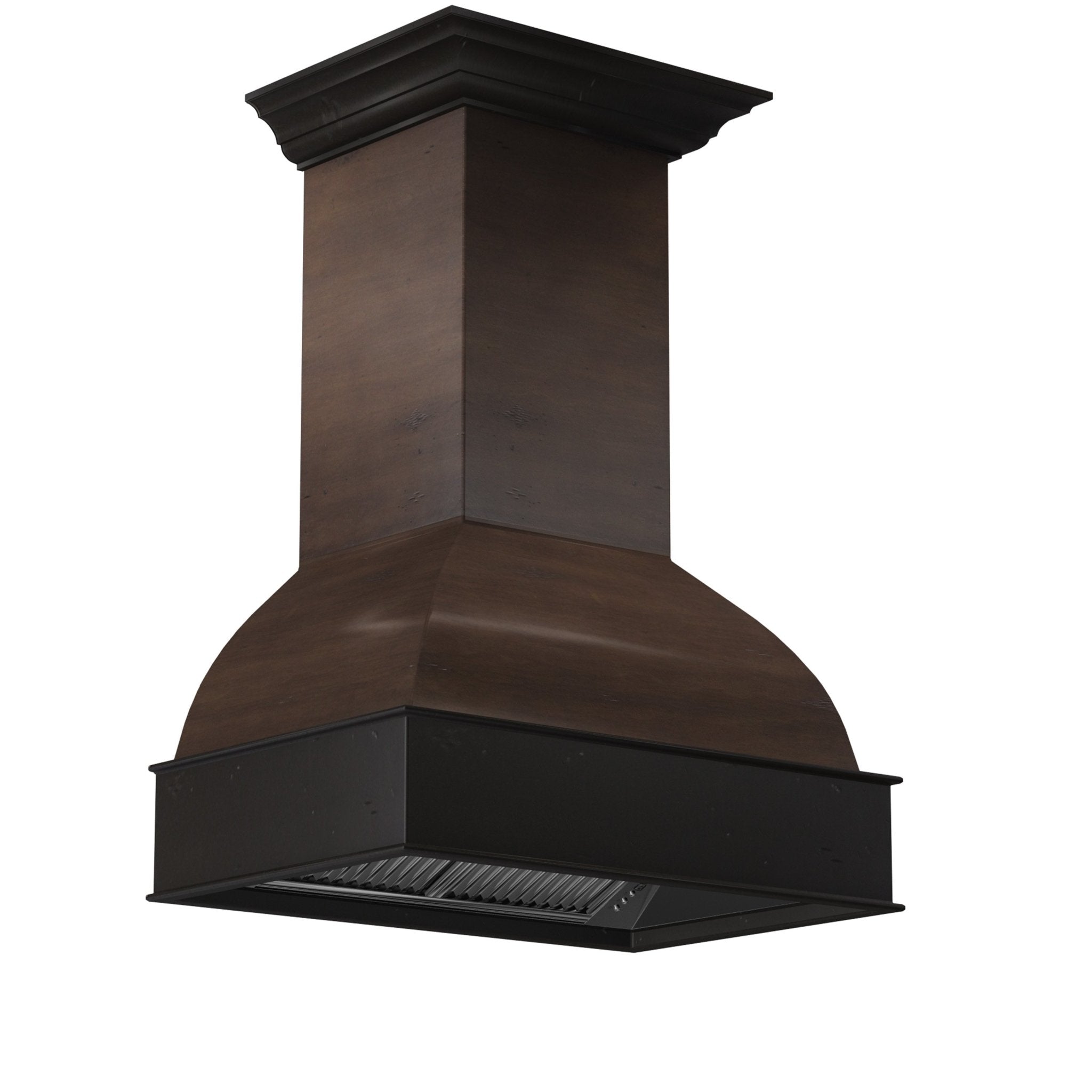 ZLINE 36 Wooden Wall Mount Range Hood in Antigua and Walnut - Include –  thehomeselection