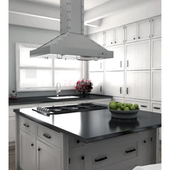 (archived) ZLINE 30" Designer Series Stainless Island Range Hood - KB2i-4SSXS-30 - The Home Selection