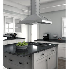 (archived) ZLINE 30" Designer Series Stainless Island Range Hood - KB2i-4SSXS-30 - The Home Selection