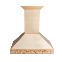 (archived) ZLINE 30" Ducted Unfinished Wooden Wall Mount Range Hood - KBUFC - The Home Selection