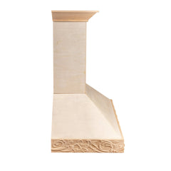 (archived) ZLINE 30" Ducted Unfinished Wooden Wall Mount Range Hood - KBUFC - The Home Selection