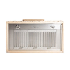 (archived) ZLINE 30" Ducted Unfinished Wooden Wall Mount Range Hood - KBUFC - The Home Selection
