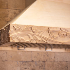 (archived) ZLINE 30" Ducted Unfinished Wooden Wall Mount Range Hood - KBUFC - The Home Selection