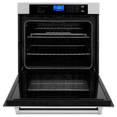 (archived) ZLINE 30" Professional Single Wall Oven with Self Clean and True Convection in Fingerprint Resistant Stainless Steel (AWS-30) - The Home Selection