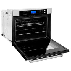 (archived) ZLINE 30" Professional Single Wall Oven with Self Clean and True Convection in Fingerprint Resistant Stainless Steel (AWS-30) - The Home Selection