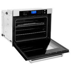 (archived) ZLINE 30" Professional Single Wall Oven with Self Clean and True Convection in Fingerprint Resistant Stainless Steel (AWS-30) - The Home Selection