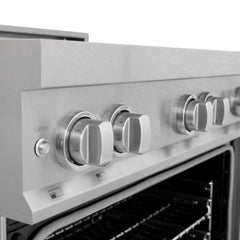 (archived) ZLINE 36" 4.6 cu. ft. Induction Range with a 4 Element Stove and Electric Oven in Black Matte (RAINDS-BLM-36) - The Home Selection