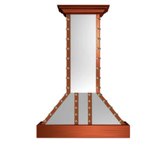 (archived) ZLINE 36" Designer Series Copper Island Range Hood (655i-SCCCS-36) - The Home Selection