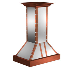 (archived) ZLINE 36" Designer Series Copper Island Range Hood (655i-SCCCS-36) - The Home Selection