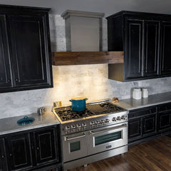 (archived) ZLINE Convertible Designer Series Wooden Wall Mount Range Hood in Butcher Block - 681W - The Home Selection