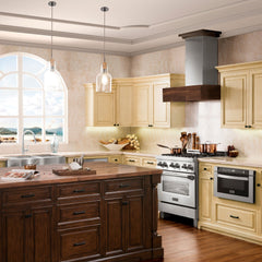 (archived) ZLINE Convertible Designer Series Wooden Wall Mount Range Hood in Butcher Block - 681W - The Home Selection