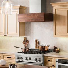 (archived) ZLINE Convertible Designer Series Wooden Wall Mount Range Hood in Butcher Block - 681W - The Home Selection