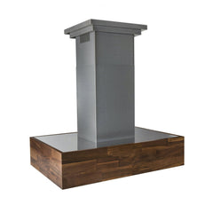 (archived) ZLINE Convertible Designer Series Wooden Wall Mount Range Hood in Butcher Block - 681W - The Home Selection