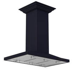 (archived) ZLINE Designer Series Oil-Rubbed Bronze Island Mount Range Hood - 8GL2Bi (not existing to zline site) - The Home Selection