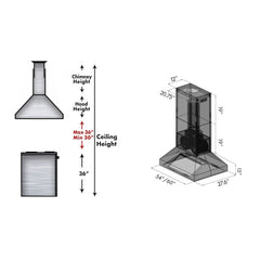 (archived) ZLINE Ducted Island Mount Range Hood in Stainless Steel - 697i - The Home Selection