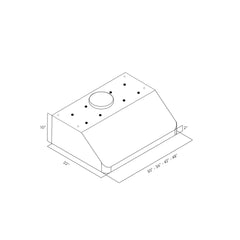 (archived) ZLINE Ducted Under Cabinet Range Hood in Stainless Steel - 619 - The Home Selection