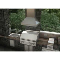 (archived) ZLINE Outdoor Wall Mount Range Hood in Stainless Steel - 687-304 - The Home Selection