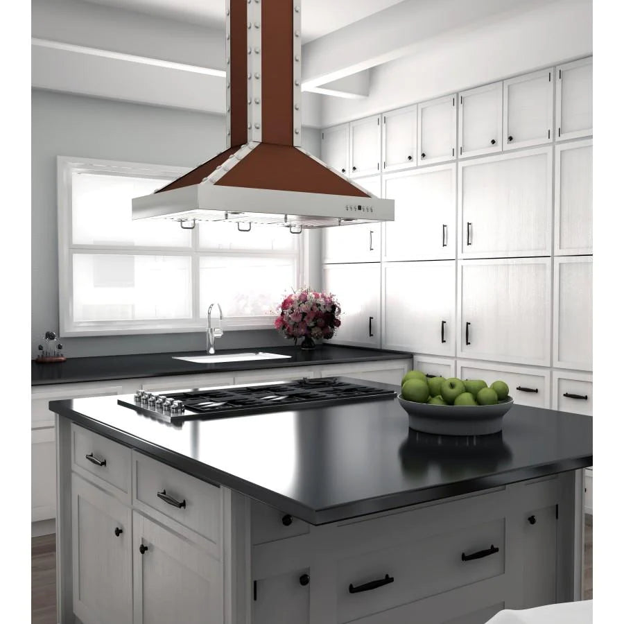 Zline 42 island range hood deals
