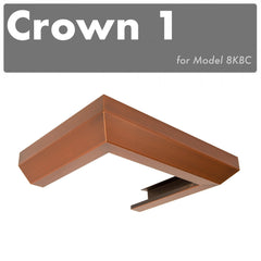 ZLINE Vented Crown Molding Profile 6 For Wall Mount Range Hood - CM6V-300N
