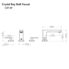 ZLINE Crystal Bay Bath Faucet - CBY-BF