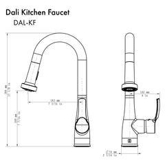 ZLINE Dali Kitchen Faucet - DAL-KF