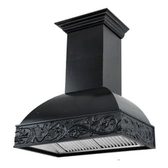 ZLINE 36" Wooden Wall Mount Range Hood in Antigua (373AA-RS-36-400)