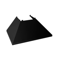 ZLINE Ducted DuraSnow® Stainless Steel Range Hood with Black Matte Shell - 8654BLM