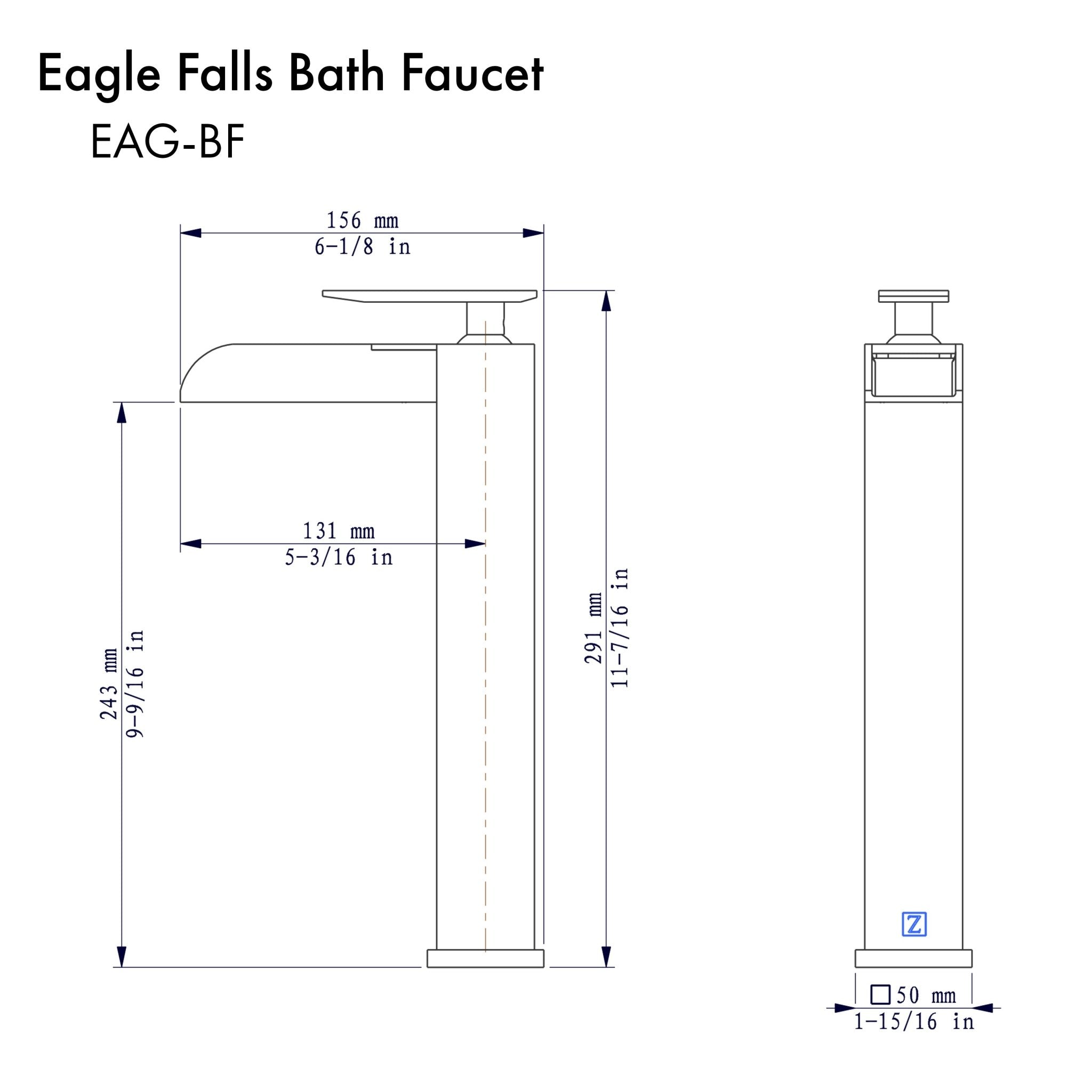 ZLINE Eagle Falls Bath Faucet - EAG-BF