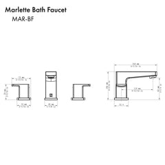 ZLINE Marlette Bath Faucet in Chrome, MAR-BF-CH