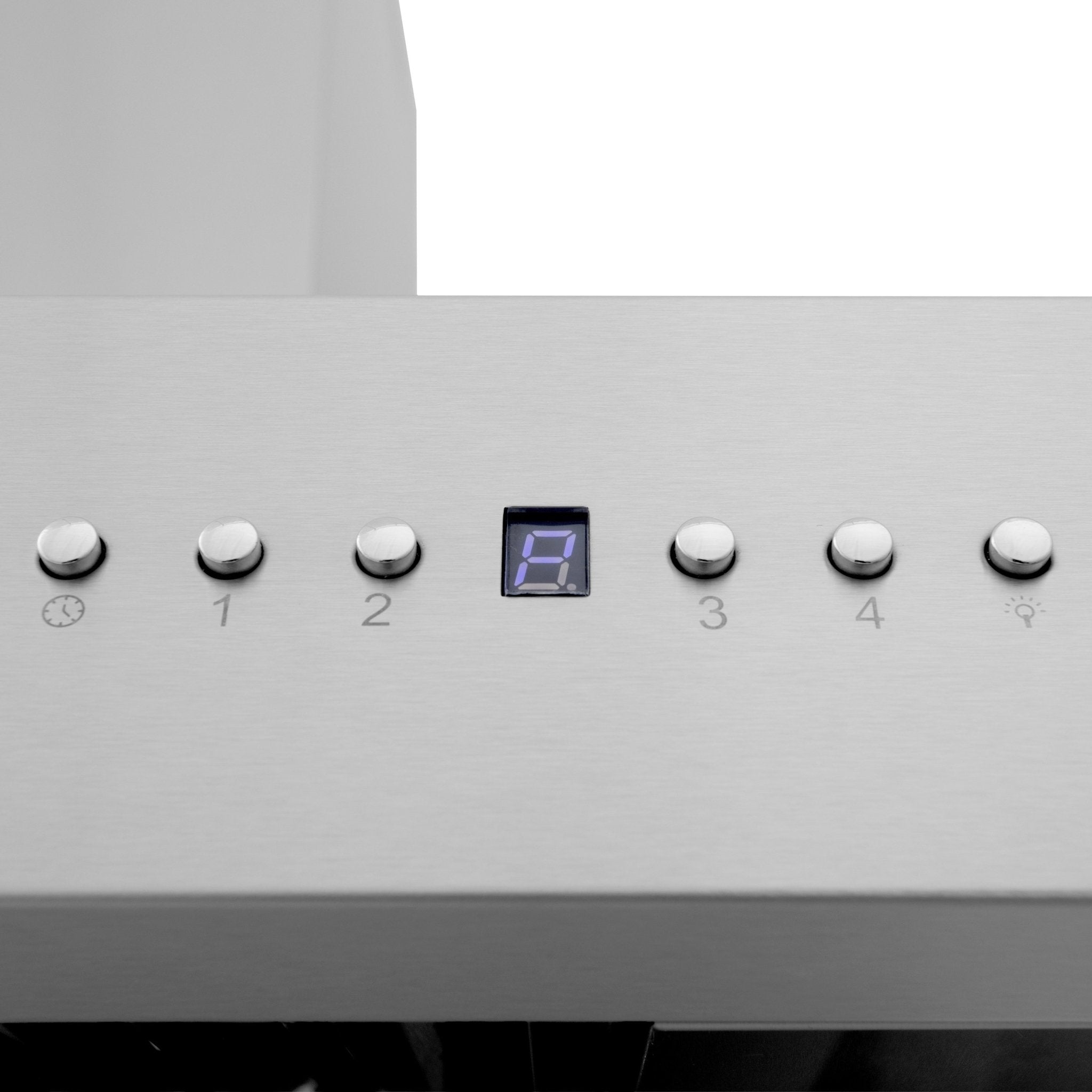 ZLINE Stainless Steel Wall Range Hood with Built-in CrownSound® Bluetooth Speakers - 667CRN-BT