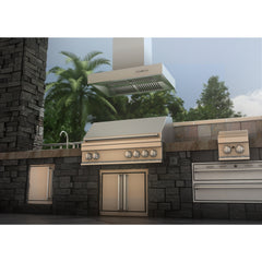 ZLINE Ducted Remote Blower Island Mount Range Hood in Stainless Steel - KECOMi-RS