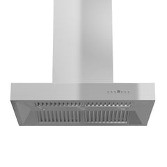 ZLINE Ducted Remote Blower Island Mount Range Hood in Stainless Steel - KECOMi-RS