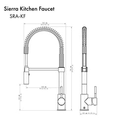 ZLINE Sierra Kitchen Faucet, SRA-KF